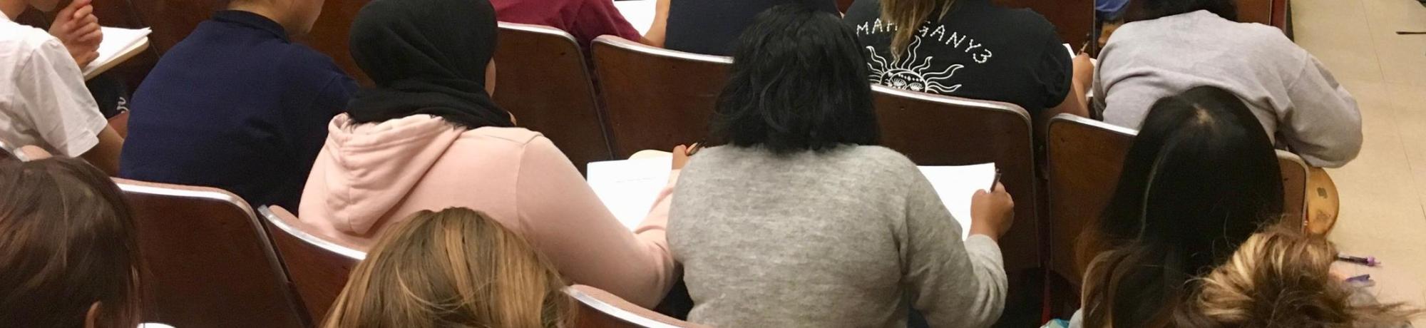 Students Taking Exam