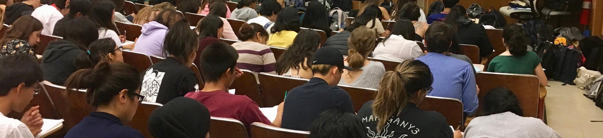 Students Taking Exam
